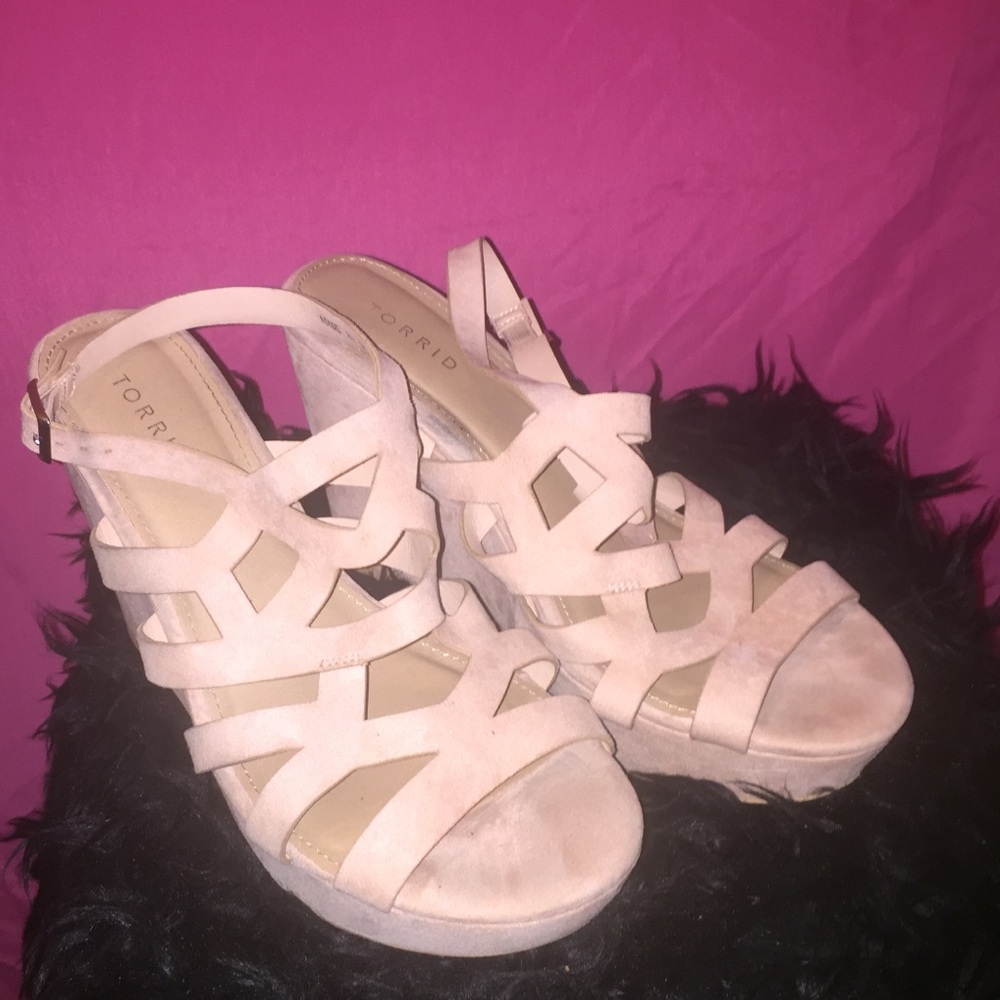 Suede Wedges